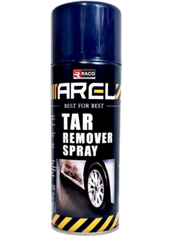 RACO Arel Tar Remover Spray, Powerful Stain and Residue Cleaner for Cars, Asphalt, Driveways, and Outdoor Surfaces | Removes Tar, Grease, Glue,Bitumen, Oil, and Other Stubborn Marks, 450ml