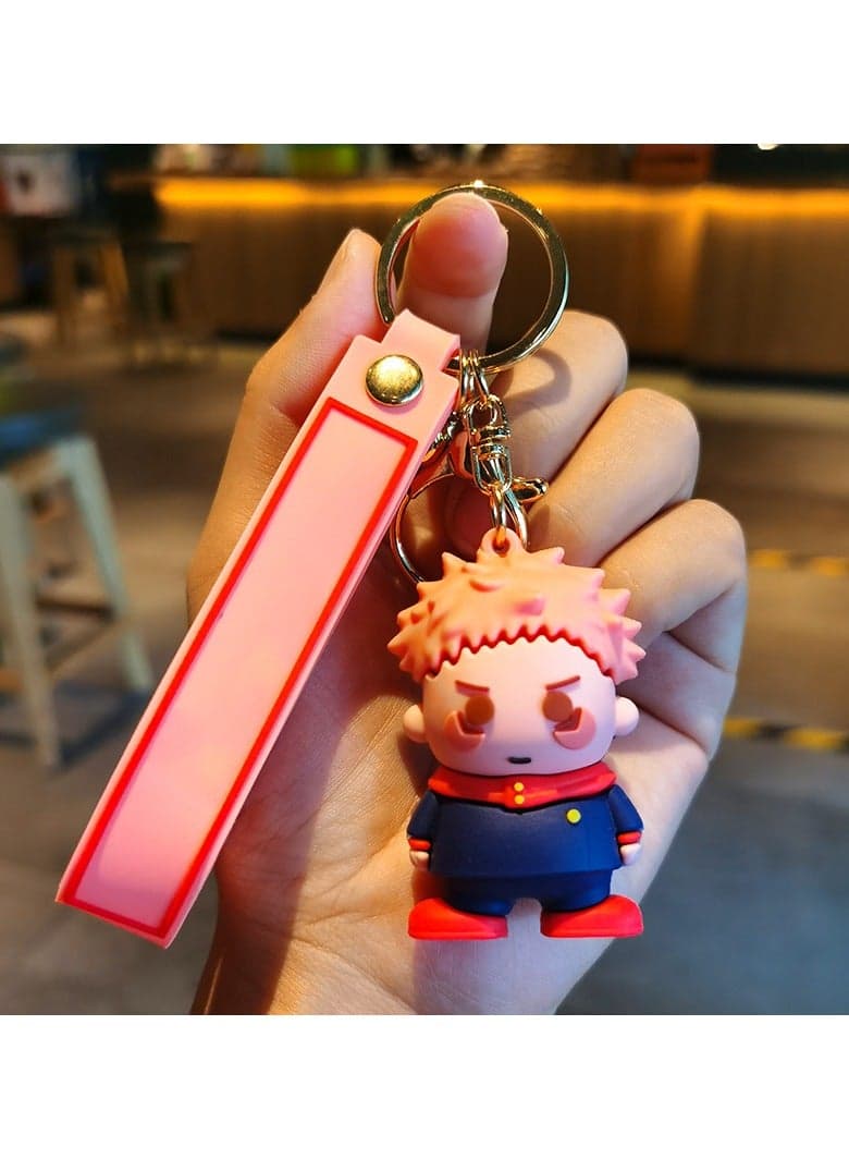 1-Piece Jujutsu Kaisen Itadori Yuji Keychain Anime Key Ring Pendant