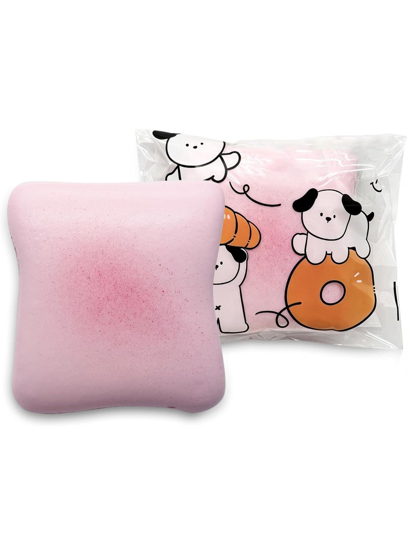 Bread Butter Squishy,Slow Rising Squishy,Stocking Stuffers,Stress Balls,Stress Relief & Fidget Toys for ADHD,Party Favor Gift (Pink)