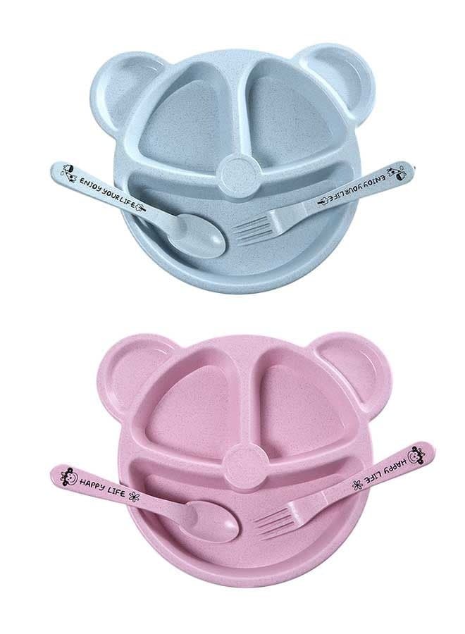 2-Piece Baby Feeding Plate Set