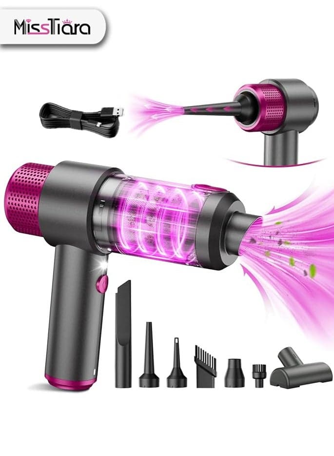 Handheld Car Vacuum Cleaner Cordless, Portable Cordless Vacuum Cleaner, 15000PA High Power Car Vacuum Cleaner & Air Duster,Portable Mini Car Vacuum Cleaner , Hand Held Vacuum Cleaner for Car Home Office
