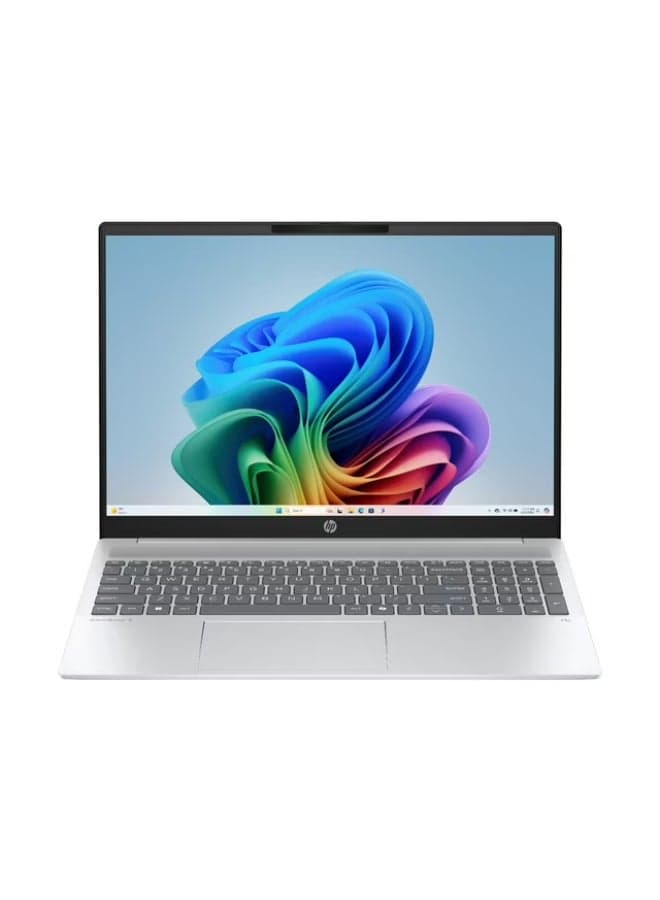 Omnibook 5 16-AG1070WM Laptop 16-Inch 2K IPS LED Display | AMD Ryzen AI 7 350 Processor | 16GB RAM | 512GB SSD | Windows 11 English Glacier Silver