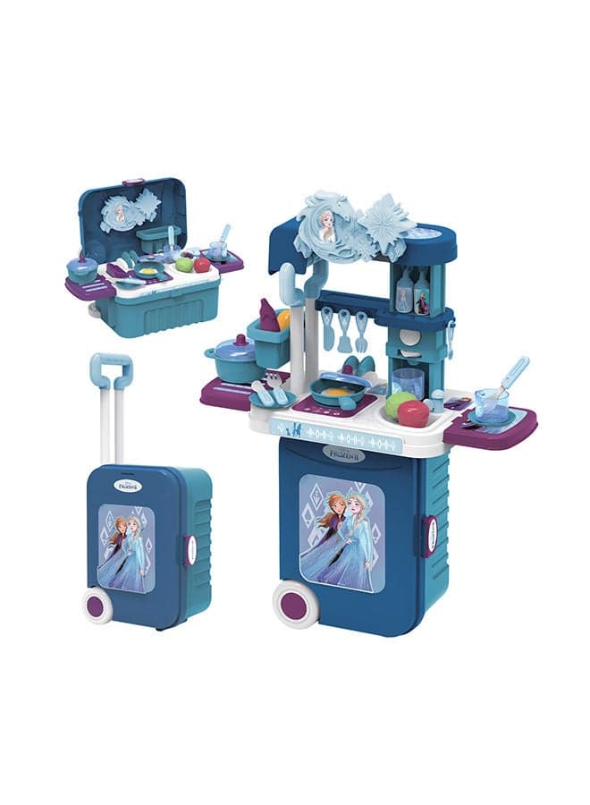 Kitchen Trolley Case 3-in-1 – Portable Cooking Playset with Accessories