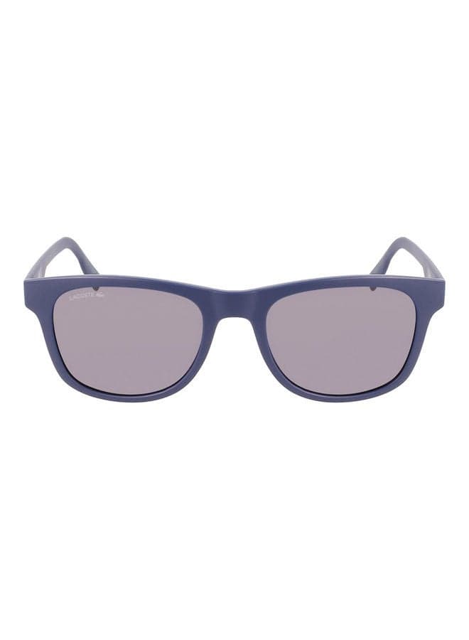 Unisex Full Rim Injected Modified Rectangle Sunglasses L969S 5420 (401) Matte Blue