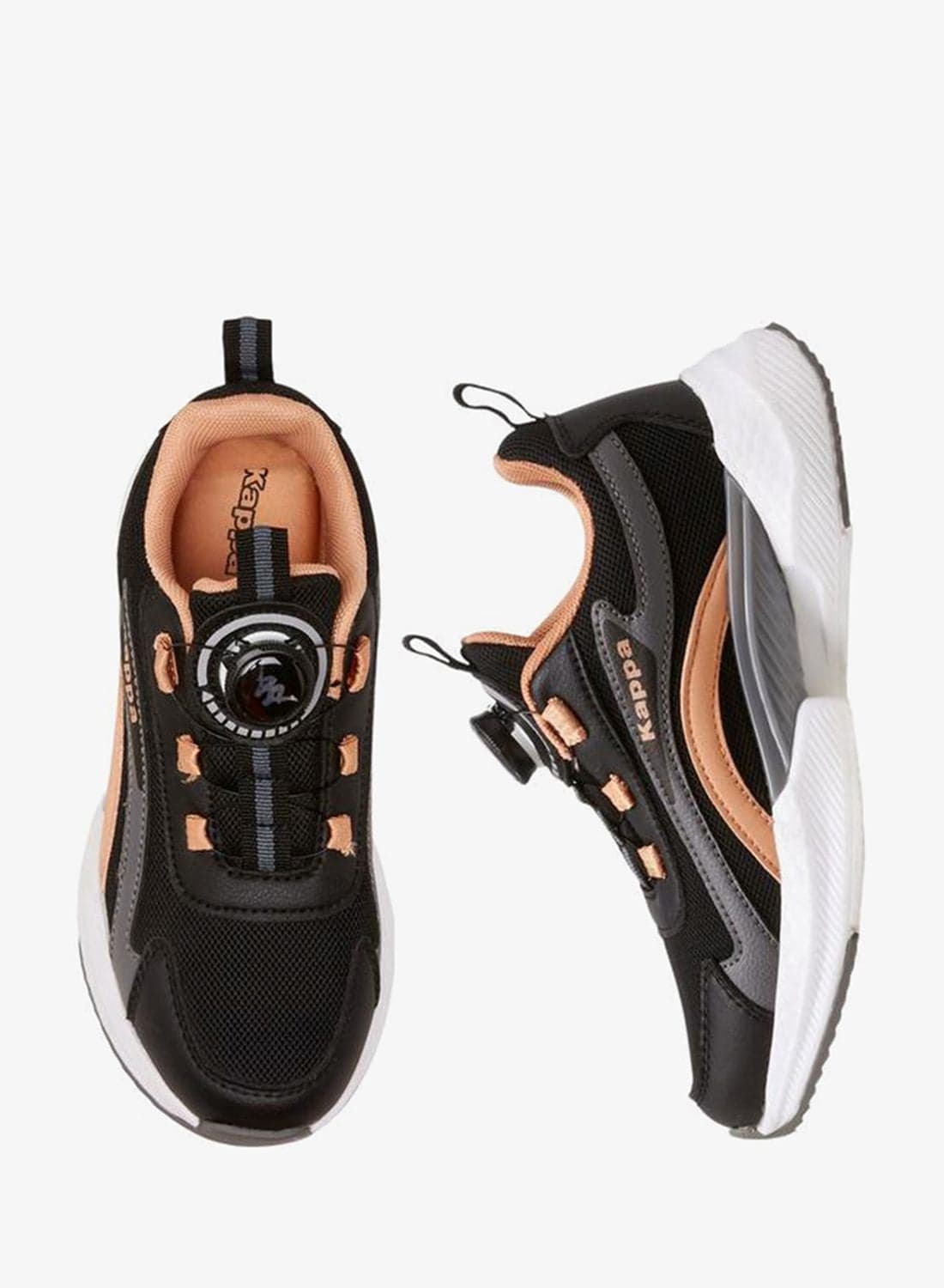 Girls Hook & Loop School Walking Shoes