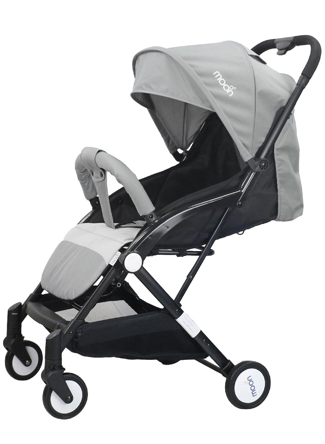 Compact Stroller – Fold, Cabin-Approved, Air Travel Friendly, Lightweight, Easy Carry, for 0–3Y (0–18kg) – Cool Grey
