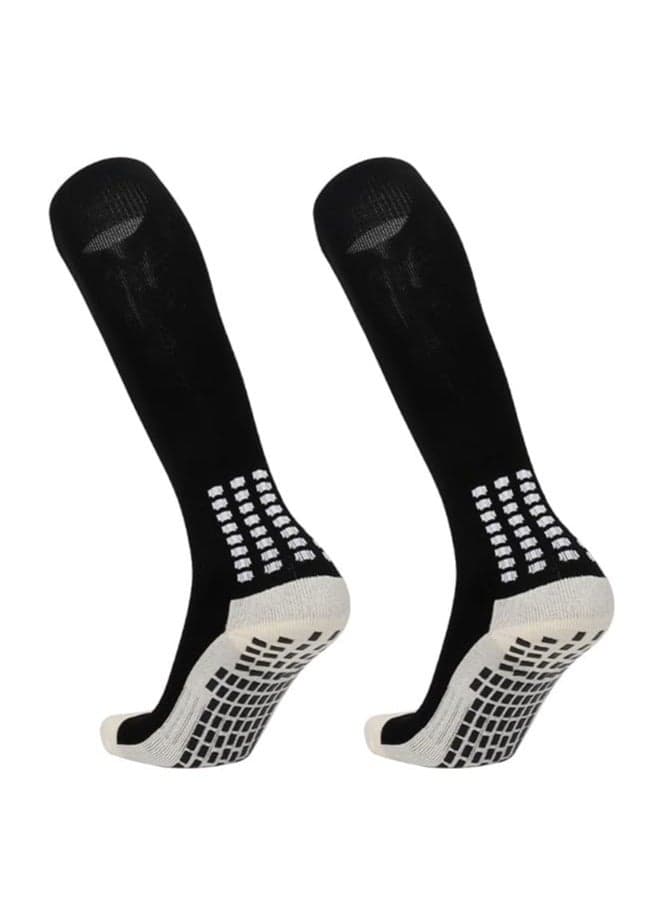 Adult Men's Skidproof Soccer Knee Socks Free Size