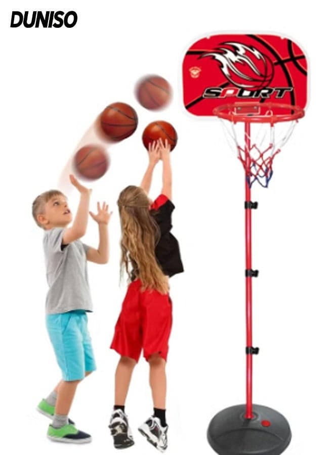 Basketball Hoop for Kids,Kids Basketball Hoop with Adjustable Height,Durable and Stable,for Boys Girls Age 8-12 Indoor Outdoor Play, Birthday Gifts,150-180cm