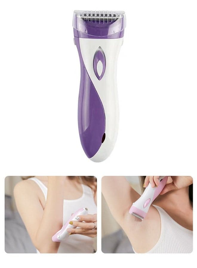Waterproof Electric Shaver for Women,Bikini Trimmer & Facial Hair Remover, Portable Waterproof Hair Removal for Women,Suitable for Removing Body Hair On Legs, Underarms, Armpits, Face