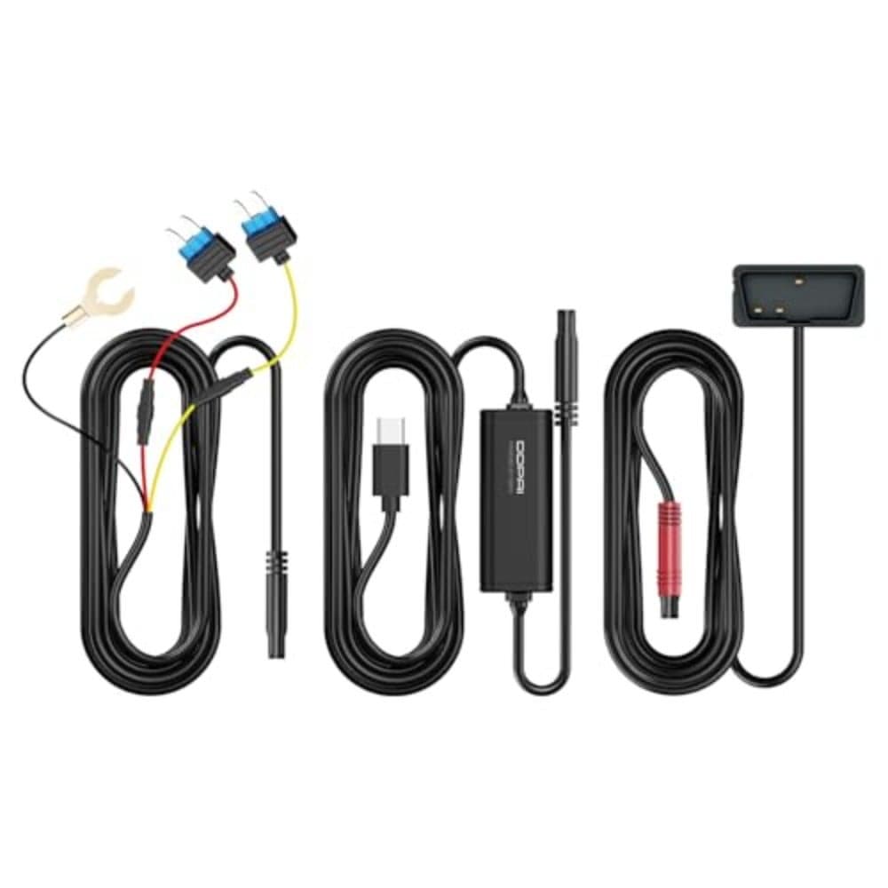 OBD Hardwire Kit 1 pack for dash cams Z60 Z60 Pro Z60T Z90 Pro N5 Dual N3 Pro MINI2X parking monitor 24H black aluminum alloy voltage converter 12V/2A to 5V/3A 3m cable