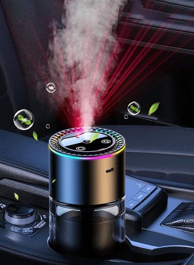 Smart Car Air Freshener with Star Projector, 180ML Large Capacity 8 Months car diffusers for essential oils. Auto On/Off, Adjustable Intensity for car and home