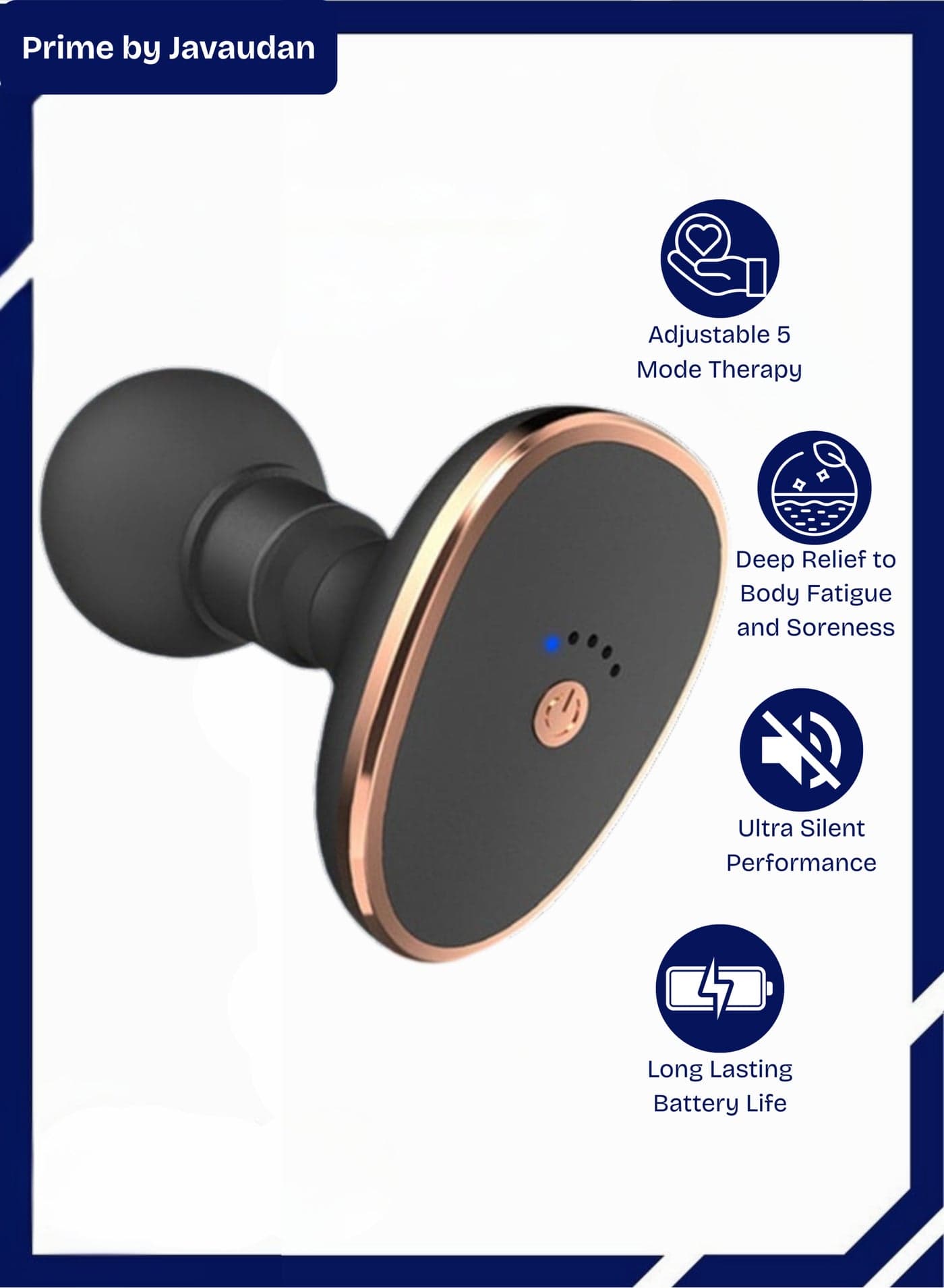 5 Speed Mini Portbale USB Reachrageable Massage Gun Deep Tissue Muscle Massager Body Pain Relief Tool For Body And Neck Vibrator Fitness