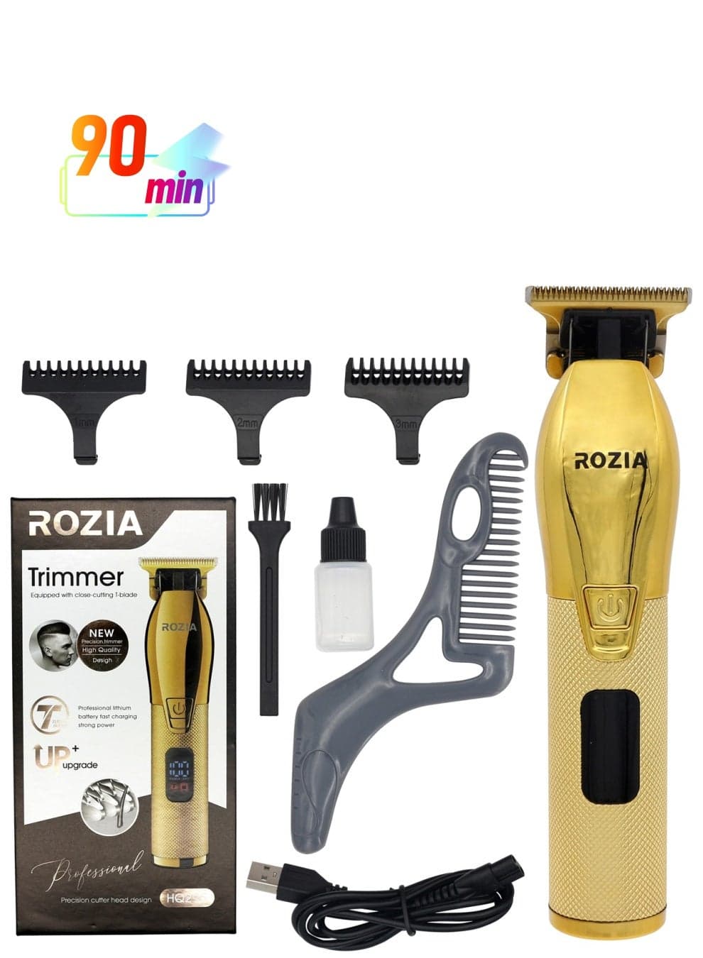 ROZIA Professional Hair Trimmer Rechargeable Hair Trimmer HQ295