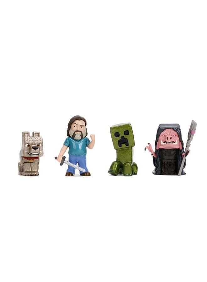 Jada Minecraft Movie Figure 2.5 Inch Wave 5 Die-Cast Metal Collectible Figure, Officially Licensed Mojang Toy, Random 1 Piece, Style May Vary, Ages 8+