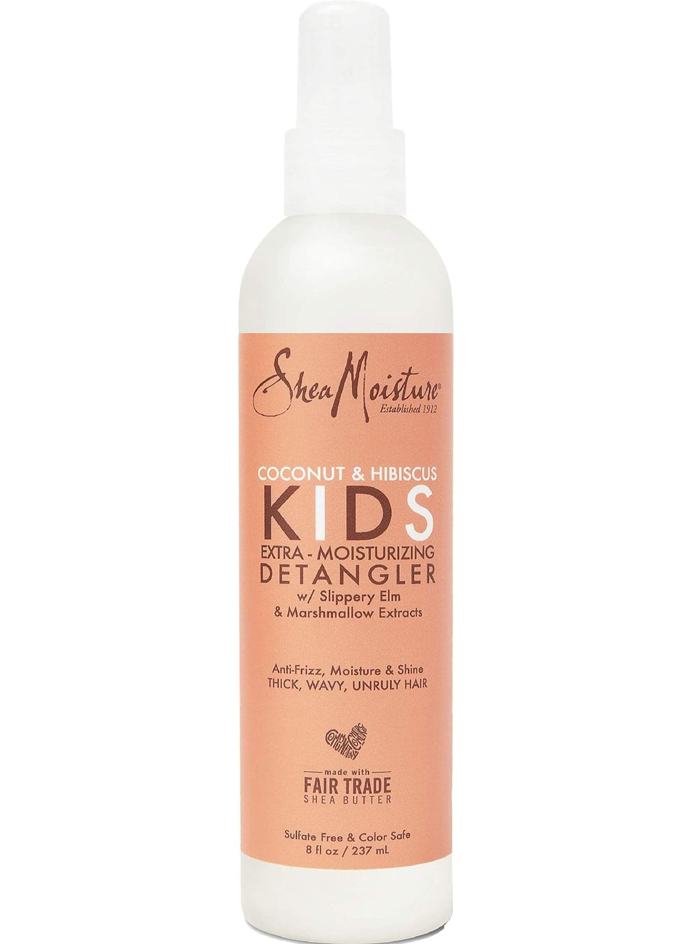 SheaMoisture, Kids Extra-Moisturizing Detangler, Coconut & Hibiscus, 8 fl oz (237 ml)