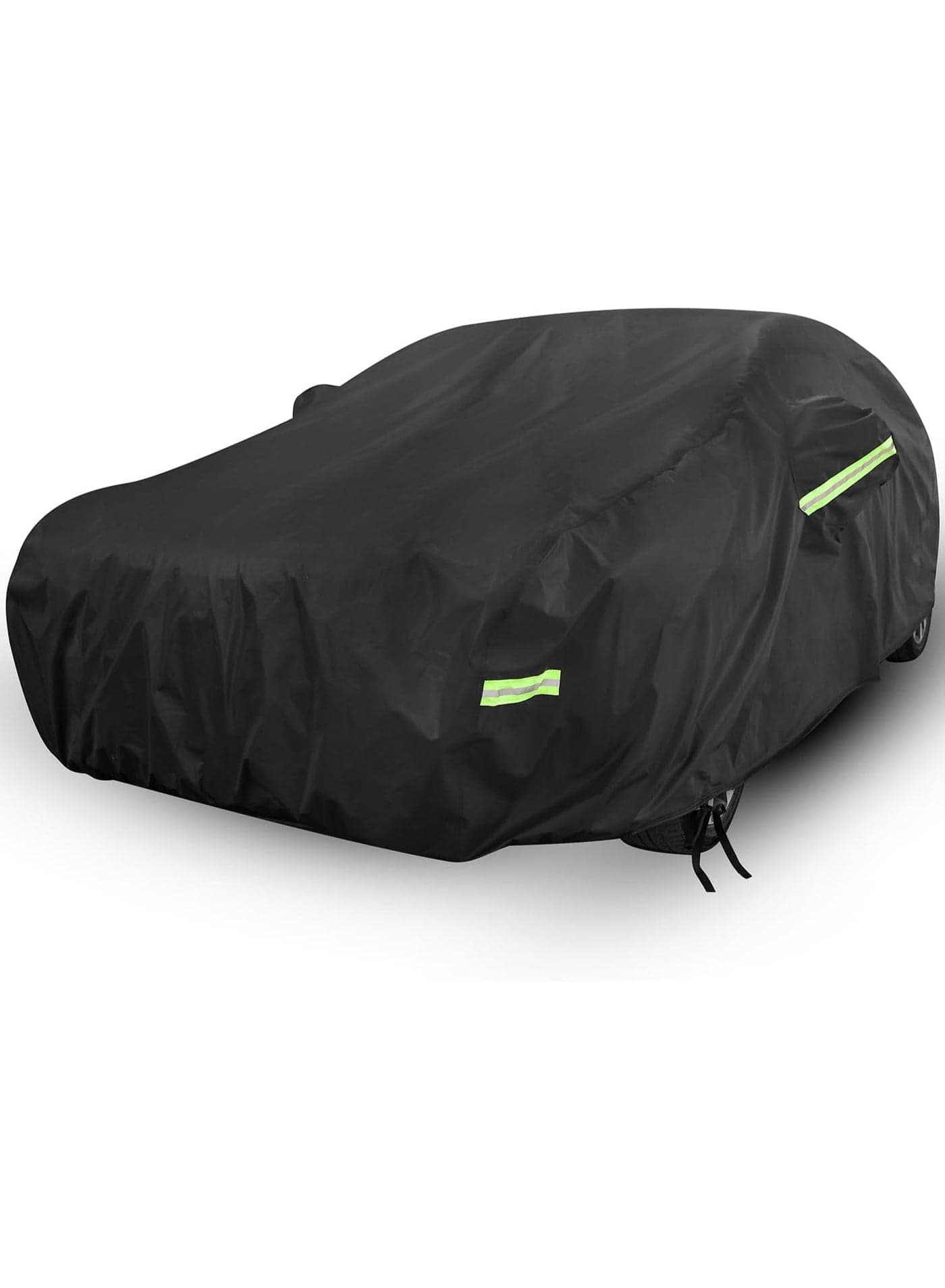 Car Cover All Weather Full Cover for Car Waterproof & Windproof & UV Protection Scratch Resistant Outdoor Cover with Reflective Strips Universal Car Cover for SUV