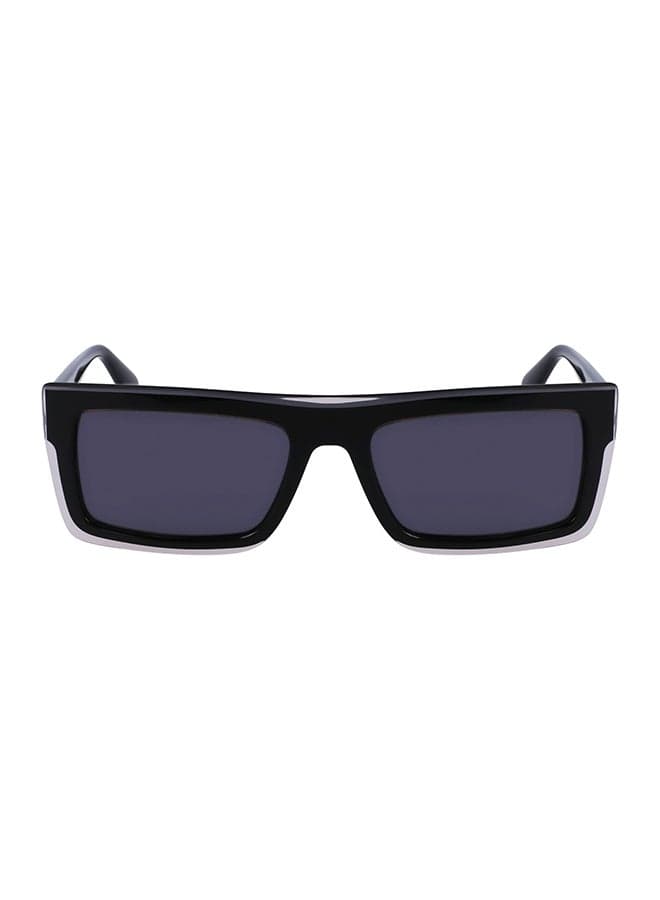 Unisex UV Protection Rectangular Sunglasses - CKJ23657S-001-5518 - Lens Size: 55 Mm