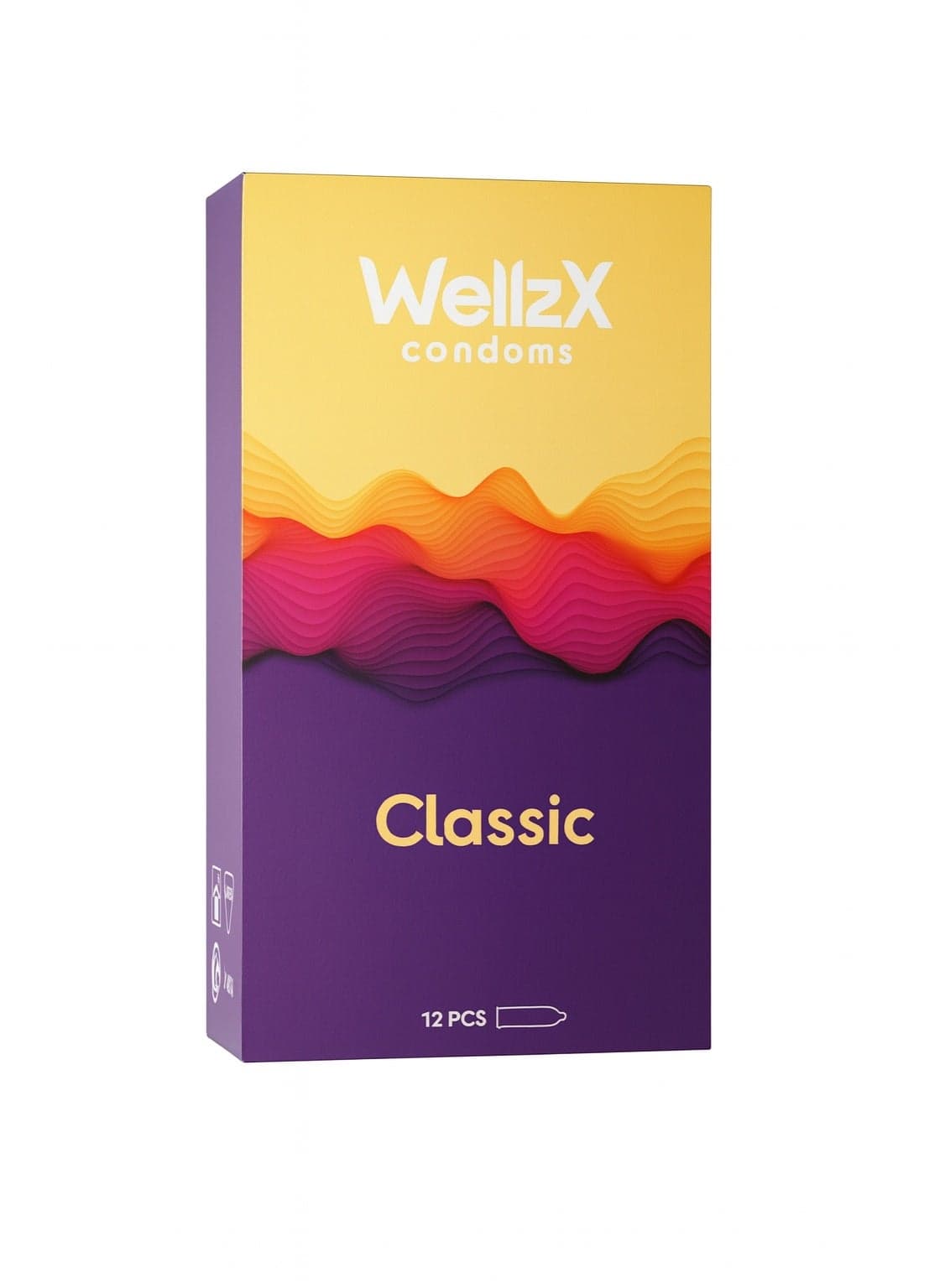 WellzX Condoms Classic 12Pc