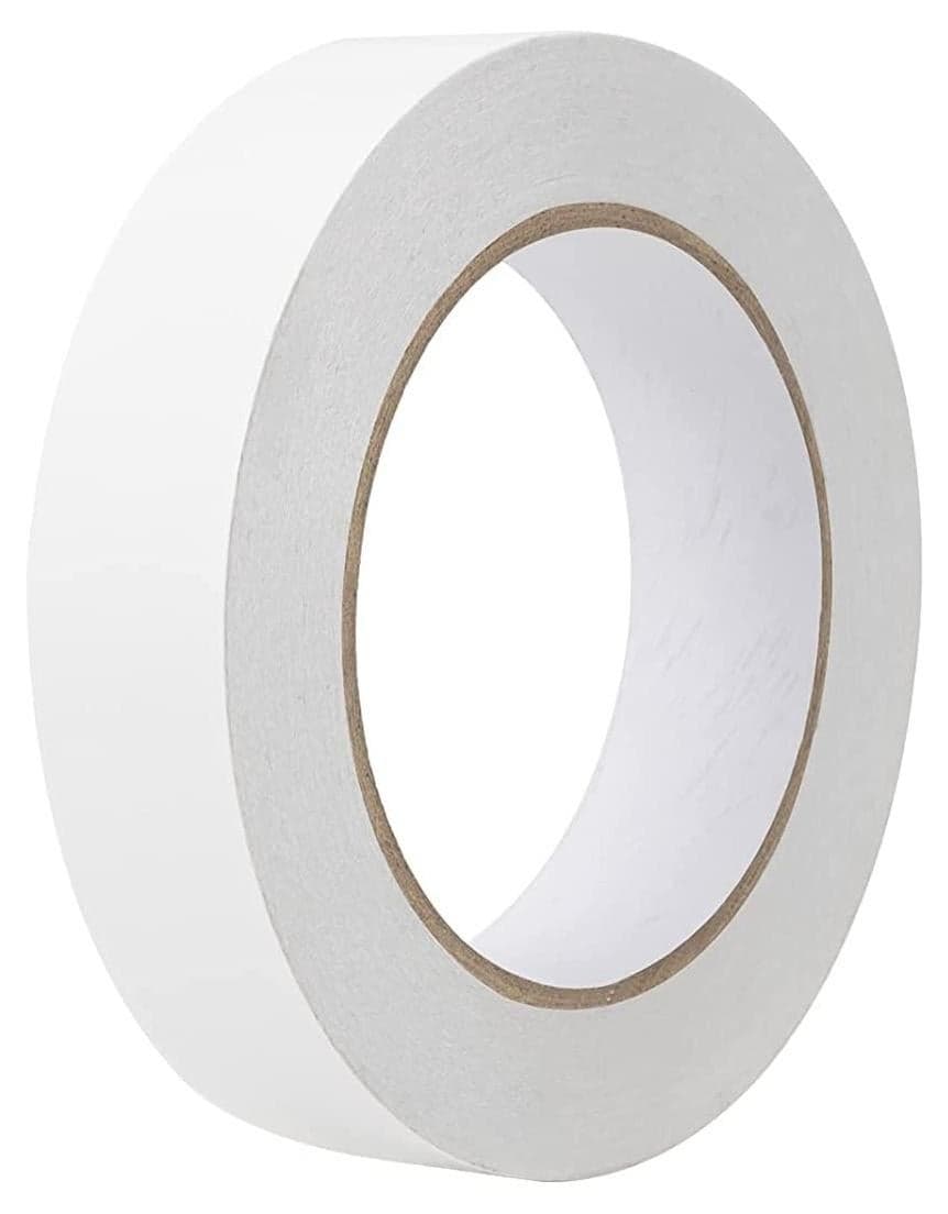 Double Sided Tape, 1" x 20 yards Adhesive Sticky Tape for Arts, Crafts, Photography, Scrapbooking, Card Making, Gift Wrapping & Office School Stationery Supplies