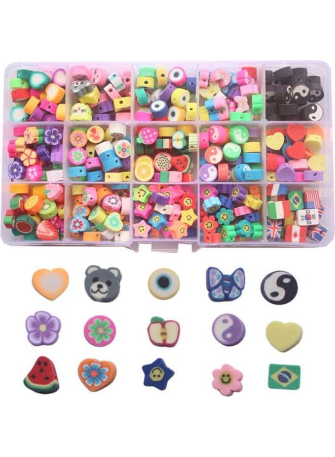 DIY Cartoon And Fruit Bead Set