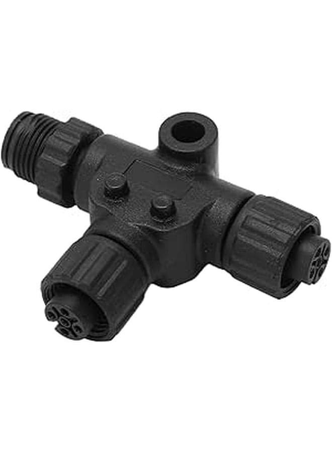 Waterproof T Connector 3 Port Threaded For Marine Network Device Connection