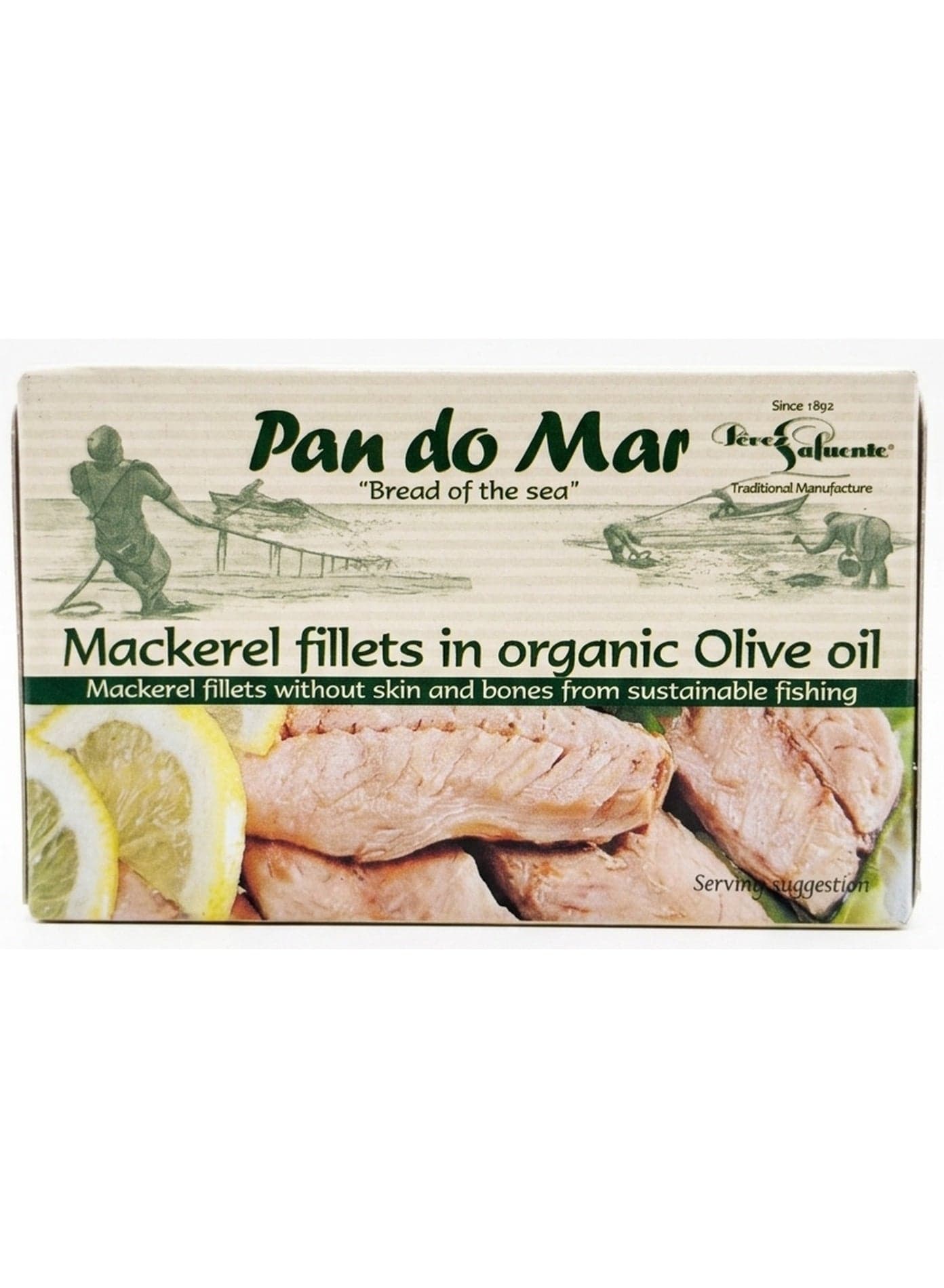 Mackerel Fillets In Organic Olive Oil 120G