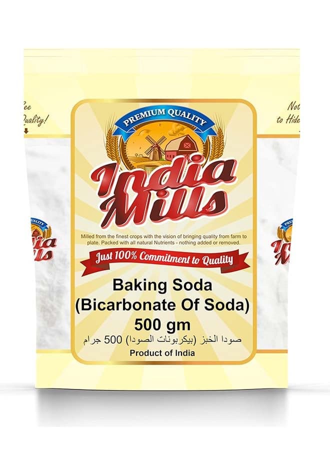 India Mills Baking Soda 500g (Bicarbonate of Soda) | Premium Quality