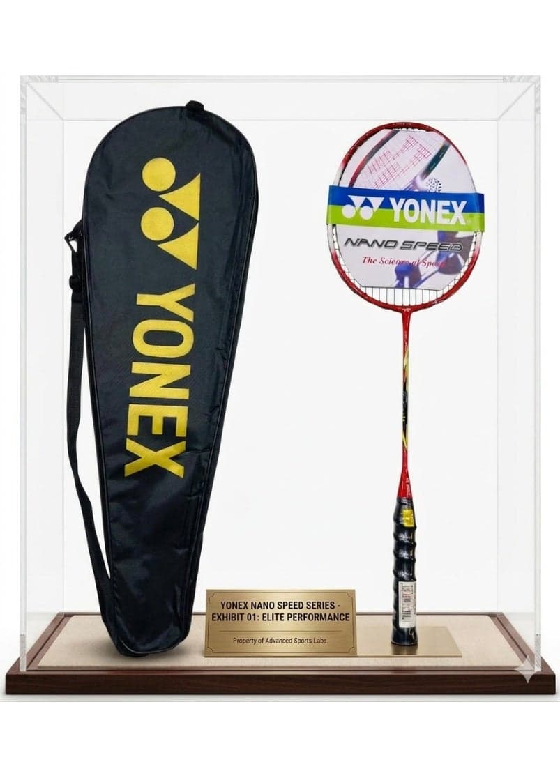 Yonex Badminton Racket – Lightweight Speed Series Single Racket with Isometric Head
