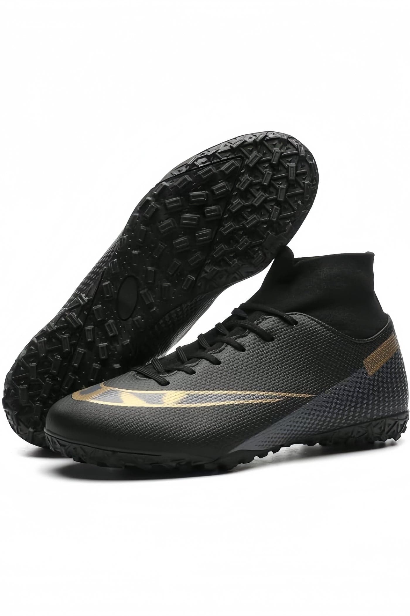 Men's Football Shoes,Boy's Soccer Cleats,Athletic Soccer Training Shoes,High-Top Breathable Athletic Football Boots,Indoor Outdoor Cleats