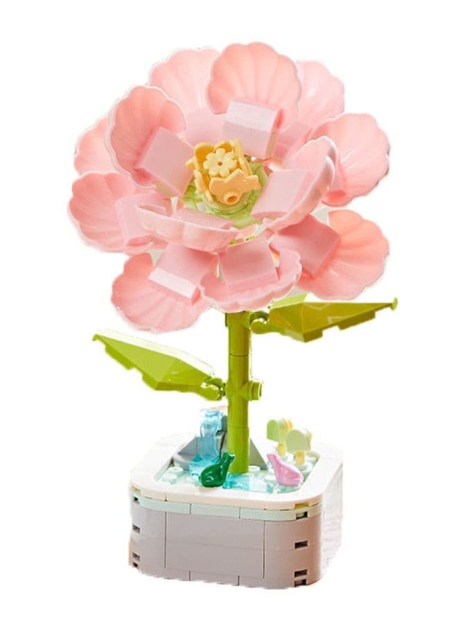 Flowers Bouquet Building Blocks, Flower Artificial Flower Toy, Decorative Home Accessories, Gift for Him and Her, Flower Collection for Adults Kids Girls Ages 7+