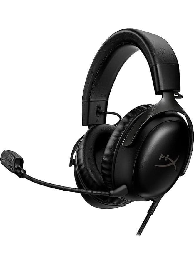Cloud III – Wired Gaming Headset, PC, PS5, Xbox Series X|S, Angled 53mm Drivers, DTS, Memory Foam, Durable Frame, Ultra-Clear 10mm Mic, USB-C, USB-A With 3.5mm