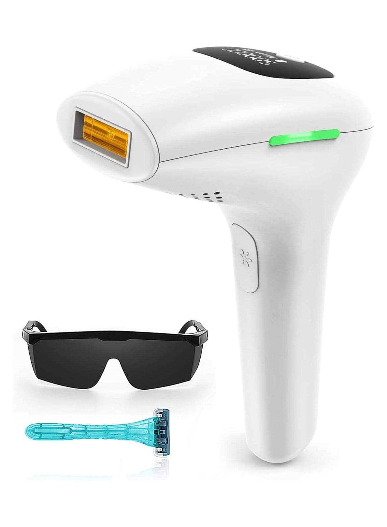 Laser Hair Removal Device, Pulse light hair removal device at home 500,000 flashes, Permanent Laser Hair Removal for women and men, Painless hair removal device for armpits, legs, arms