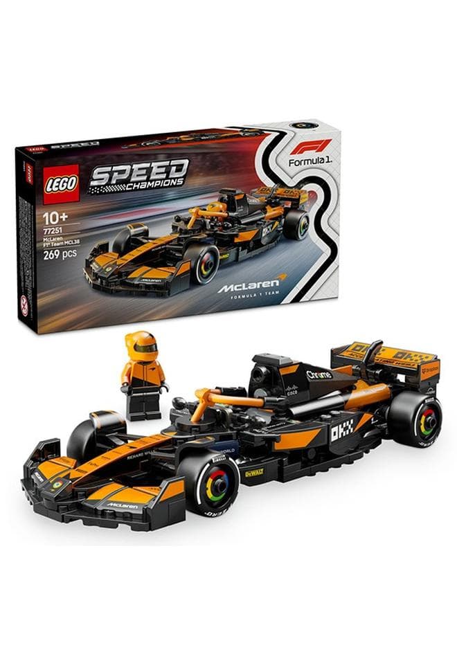 Speed Champions McLaren F1 Team MCL38 Race Car 77251 (Age 10+, 269 Pieces)