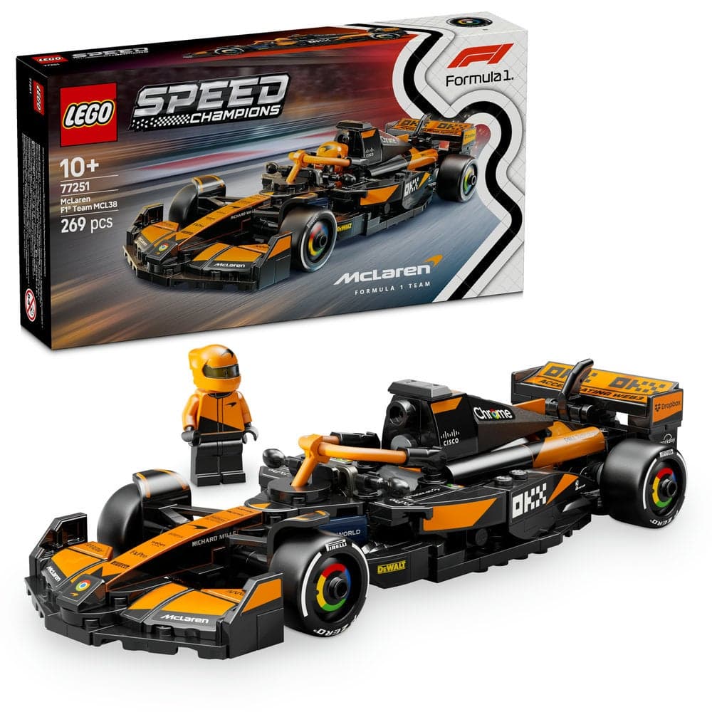 Speed Champions McLaren F1 Team MCL38 Race Car 77251 (Age 10+, 269 Pieces)