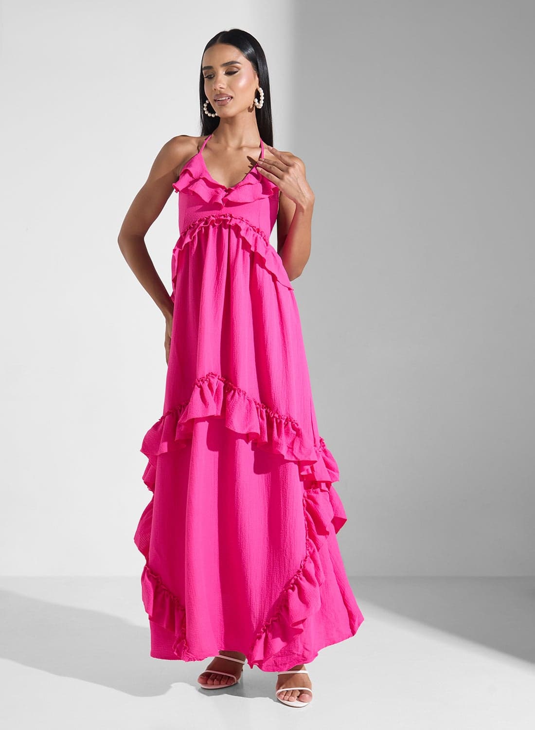 Ruffled Maxi Dress