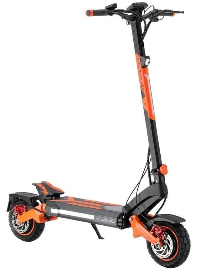 KUGOO F3 PRO MAX Electric Scooter 52V 23.4Ah Dual Motor, Long Range Up to 95km, Foldable Adult Scooter – Orange