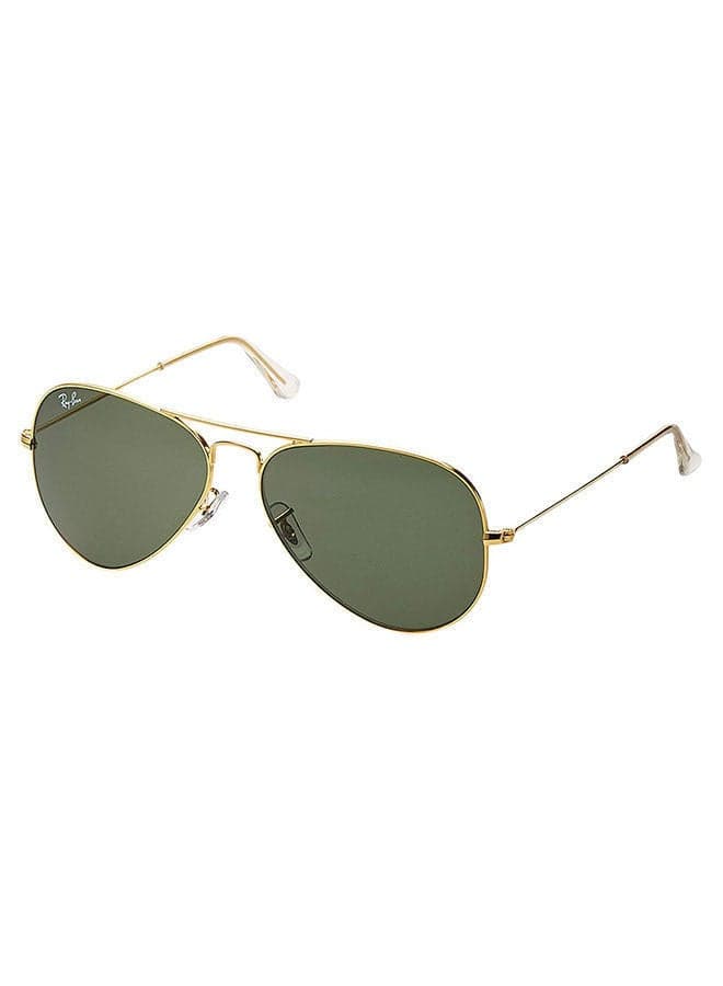 Men Full Rim Pilot Sunglasses - RB3025 L0205 - Lens Size: 58 mm - Gold