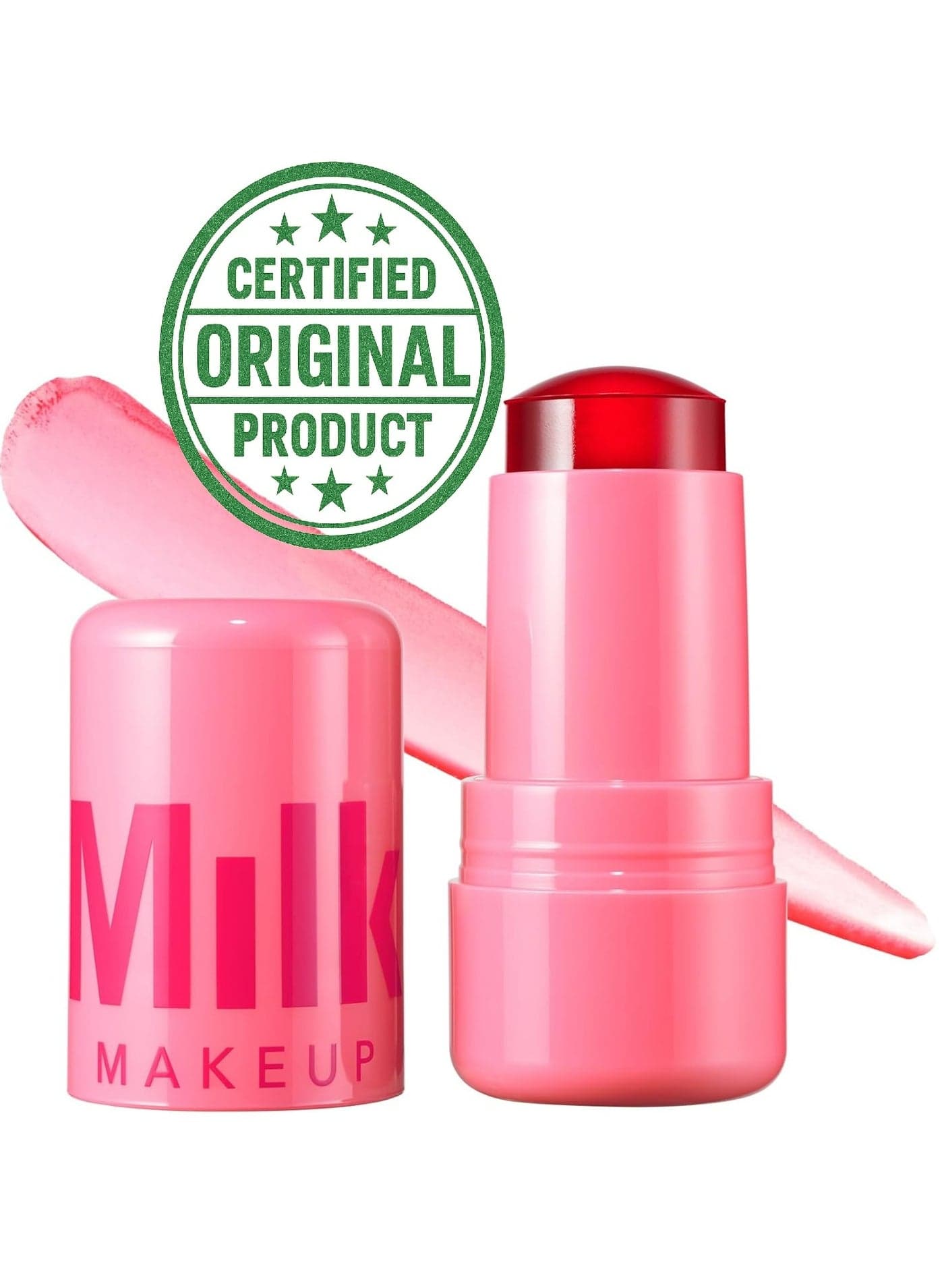 Milk Makeup Cooling Water Jelly Tint Lip & Cheek Blush Stain – Chill Red | Authentic & Original, Lightweight, Long-Lasting Natural Glow