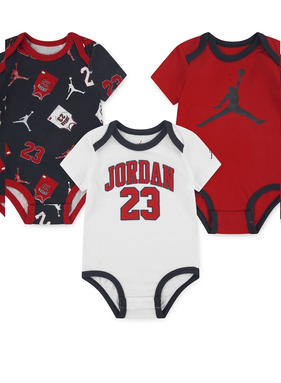 JDN MJ 23 JERSY 3PK BODYSUIT