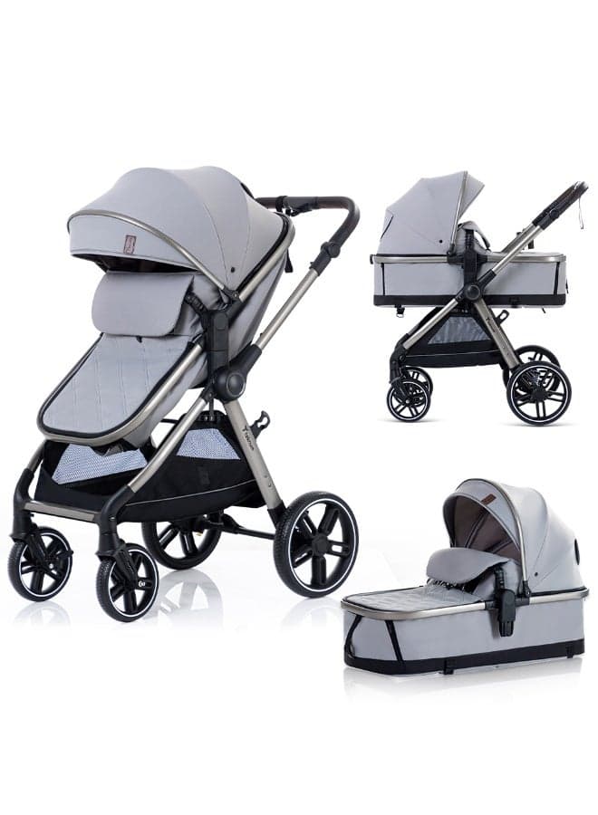 TEKNUM 3in1 Travel Prime Stroller - Grey