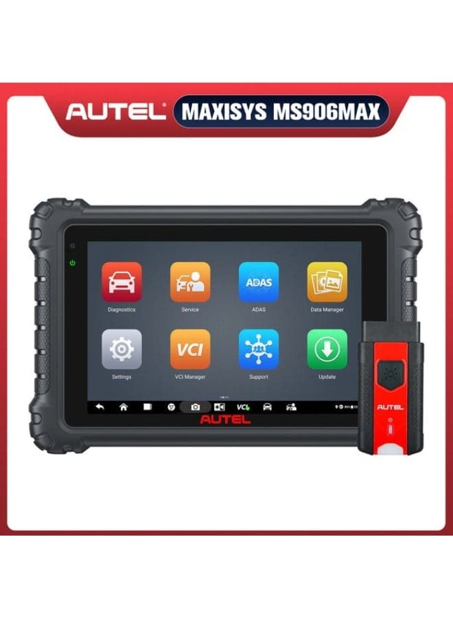 Autel MaxiSys MS906MAX 2025, Way Better Than MS906 Pro, Autel Scanner, Top Scan Tool, Bidirectional Diagnostic Tool, Upgrade of MK900, MP900BT, MS906BT, MK908, 3000+Active Test, All System Diagnosis
