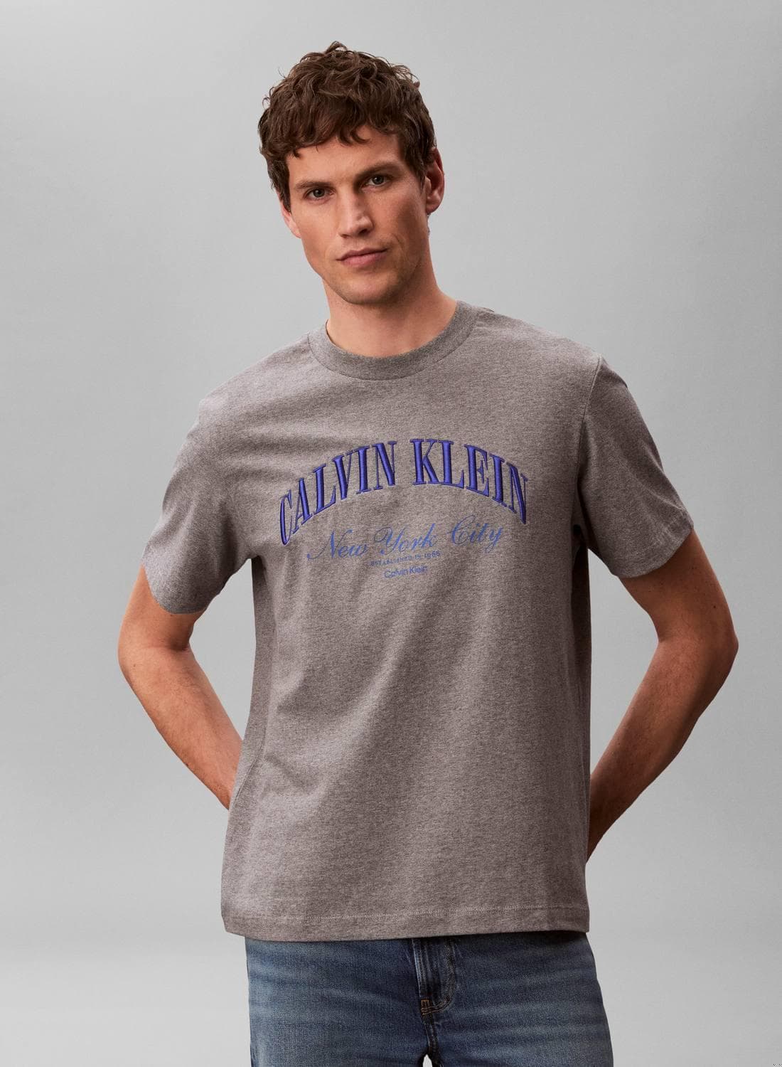 Embroidered NYC Logo T-Shirt