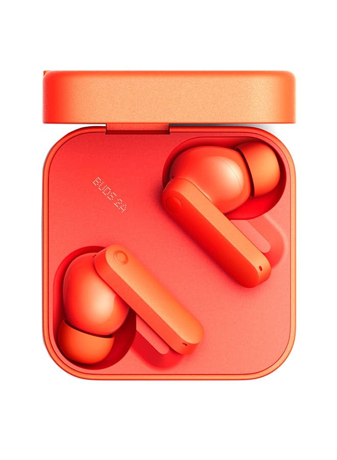 Buds 2a 42dB Active Noise Cancellation In-Ear Headphones With Transparency Mode,IP54, Chat GPT Integration - Orange
