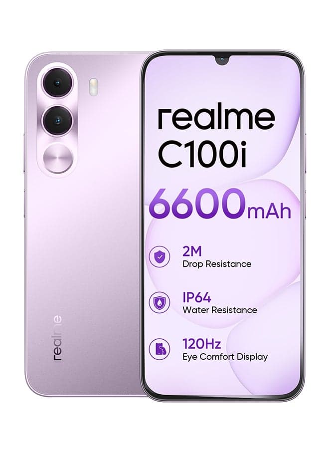 C100i 4G Dual SIM Dawn Purple 4GB RAM 64GB - International Version