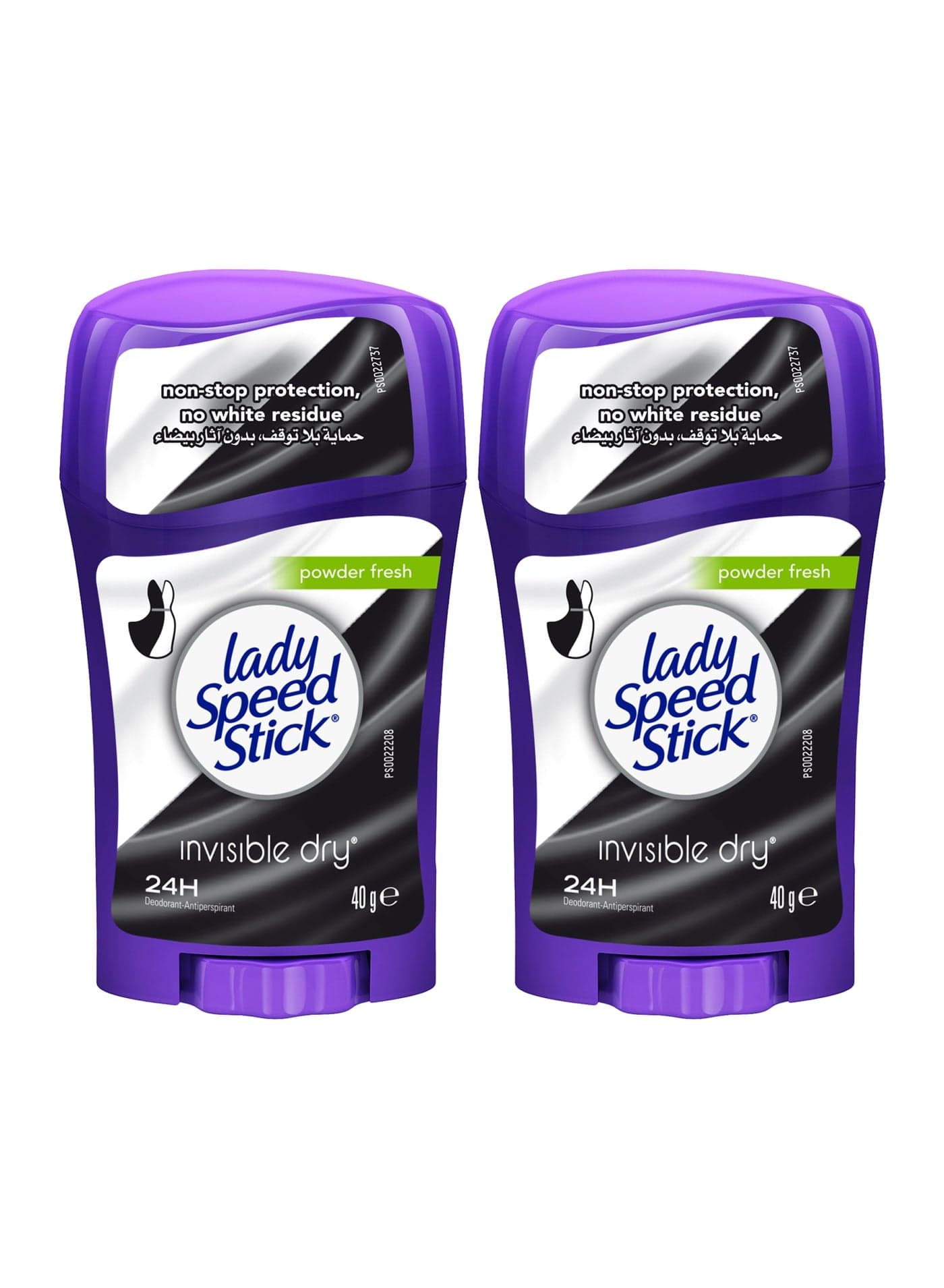 Lady Speed Stick Shower Fresh Antiperpirant Deodorant Pack of 2