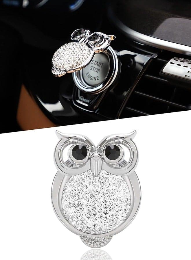Car Engine Start Stop Button Startup Button Cover, Bling Push to Start Button Cover, Car Ignition Button Cover, Anti Scratch Button Cover Protection Interior Decoration