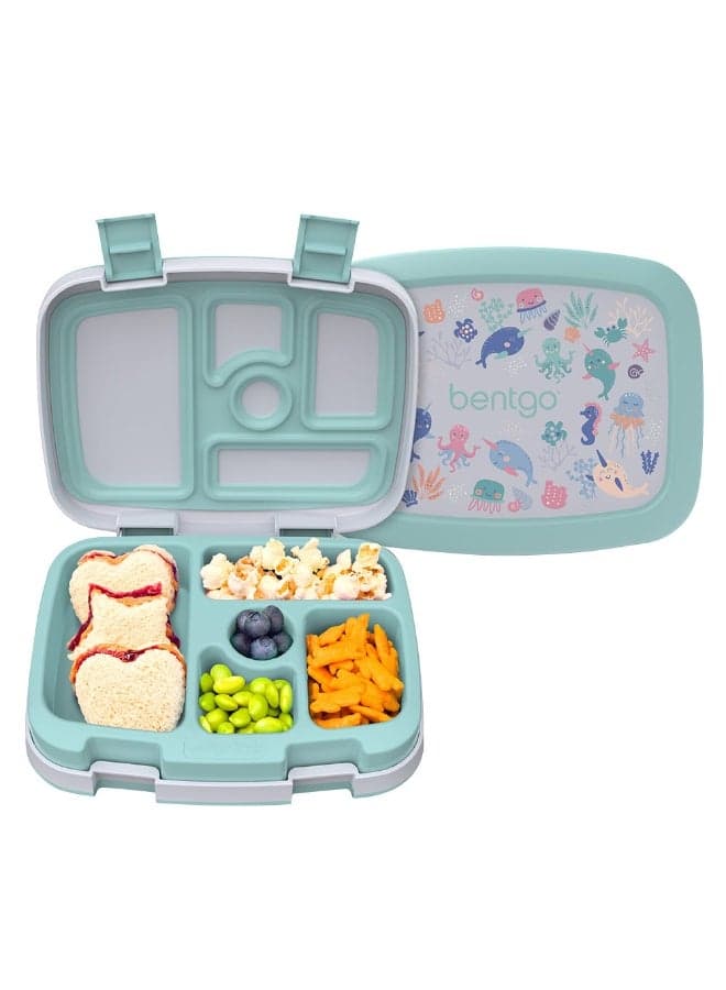 Kids Prints 5 Compartment Lunch Box Sea Life