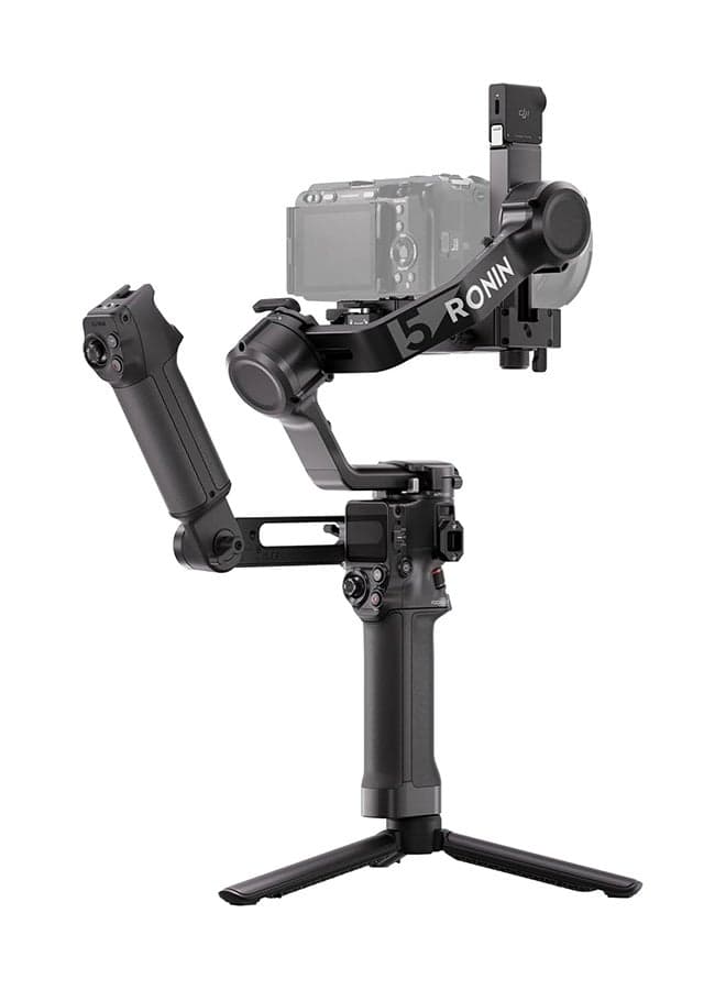 RS 5 Combo, Gimbal Stabilizer for Camera Canon/Sony/Panasonic/Nikon/Fujifilm, Intelligent Tracking, Electronic Briefcase Handle, Fine-Tuning Knobs, New Z-Axis Indicator - Grey