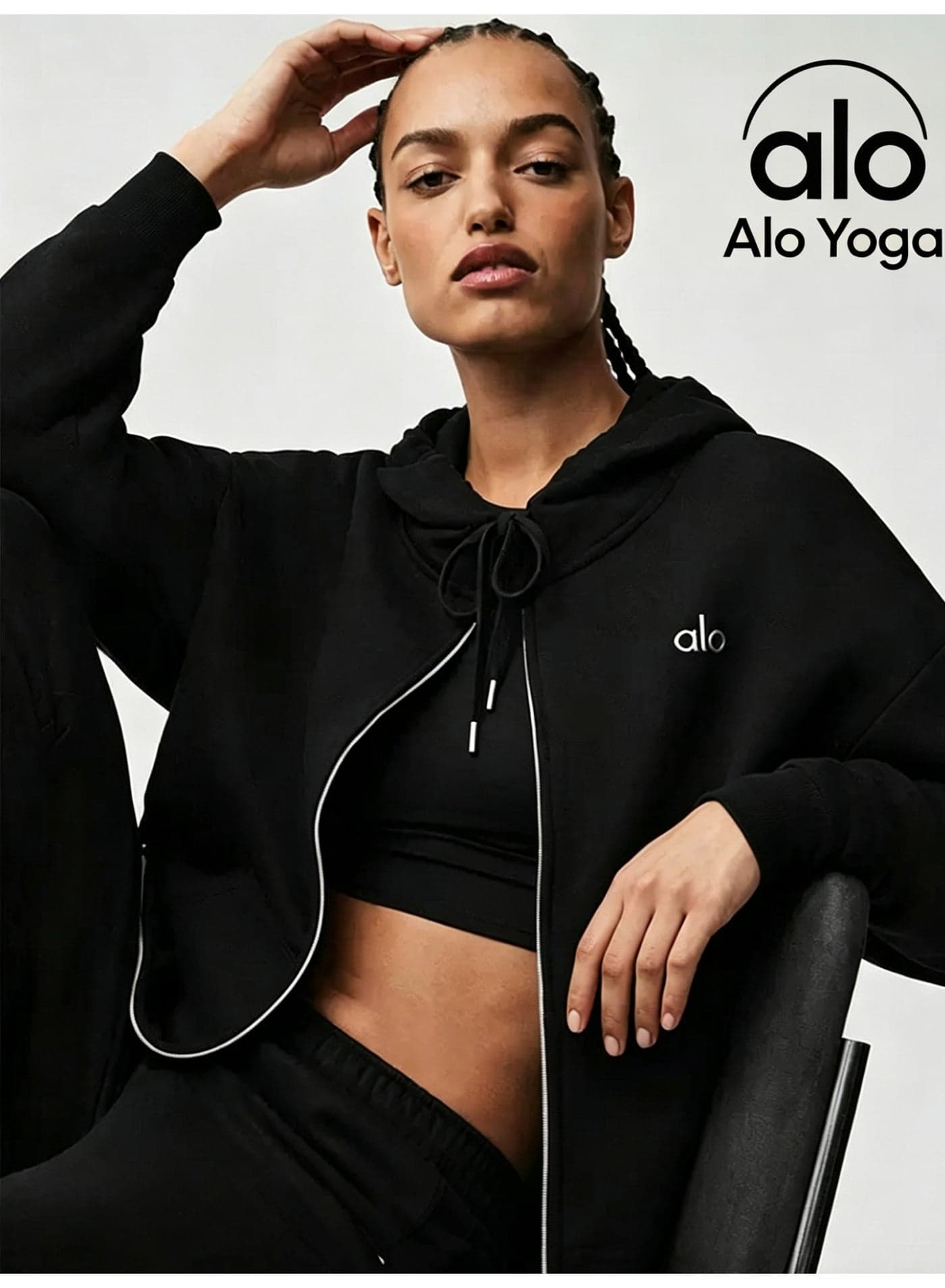 ALO Yoga Accolade Full-Zip Hooded Sweatshirt