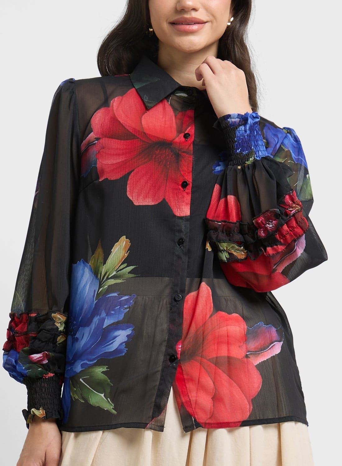 Floral Print Top